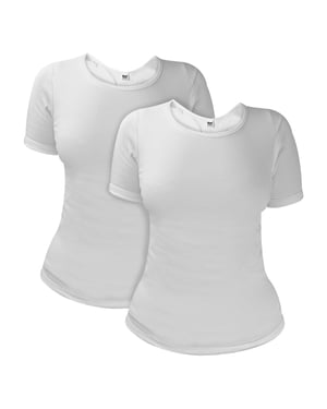 2 Pack Camiseta Térmica de Manga Corta para Mujer en Invierno