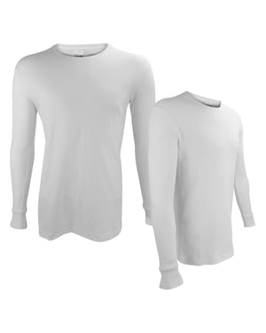 2 Pack Hombres Térmico Tops Manga Larga | Caliente Invierno Polar Base Layer Top