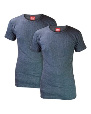 2 Pack Camiseta Térmica de Manga Corta para Hombre en Invierno