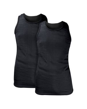Lote de 2 camisetas térmicas sin mangas para hombre en invierno