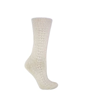 1 Pack Calcetines de Lana 100% Pura para Mujer de Punto Suave y Ligero