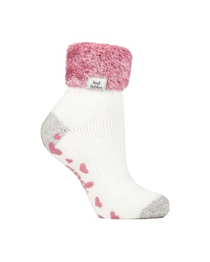 Calcetines Térmicos Antideslizantes de Corte Bajo con Agarres para Mujer