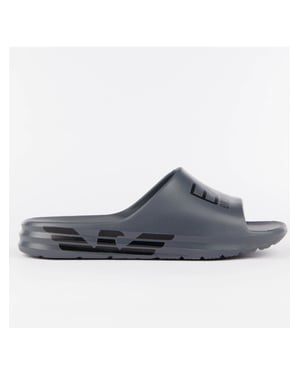 Sandalia EA7 para hombre con estampado de logotipo