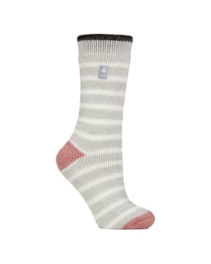 Calcetines térmicos de rayas bicolores Amara para mujer