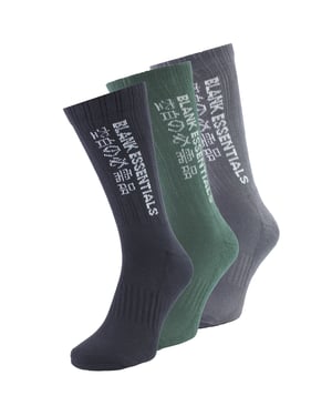 3 Pares de Calcetines Deportivos de Algodón para Hombre