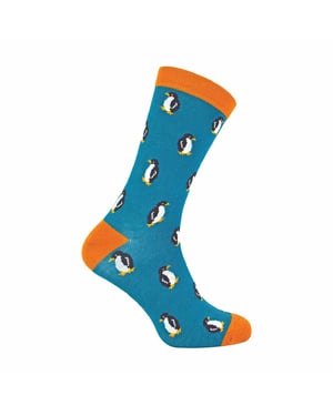 1 paquete de calcetines de bambú con estampado de animales para hombre