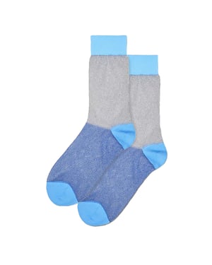 Calcetines finos y coloridos con purpurina para hombre y mujer