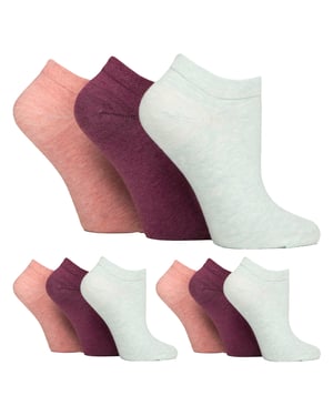 Pack de 9 calcetines para diabéticos con tobillo ancho para pies hinchados