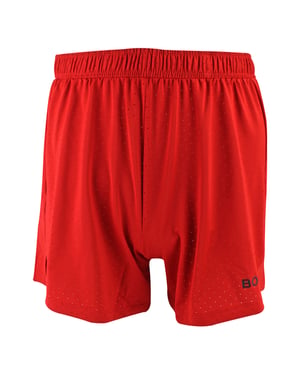 Pantalones cortos deportivos perforados transpirables y ligeros para hombre