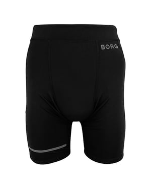Mallas cortas de running para hombre con banda reflectante