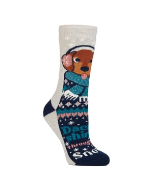 Calcetines térmicos con motivos navideños Lite para mujer