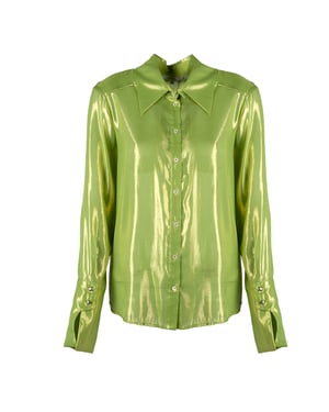 Patrizia Pepe Camisa de mujer verde