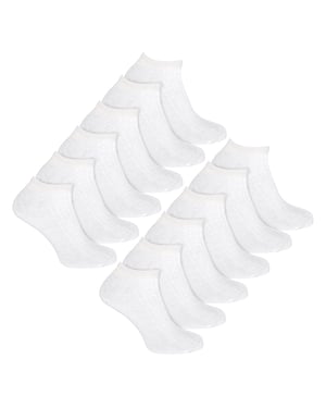 Lote de 12 calcetines de entrenamiento para niños 100% algodón