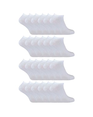 24 Pack Multipack Calcetines de algodón para niños y niñas