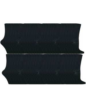 48 Pares Multipack Algodón Rico Calcetines para Niños y Niñas