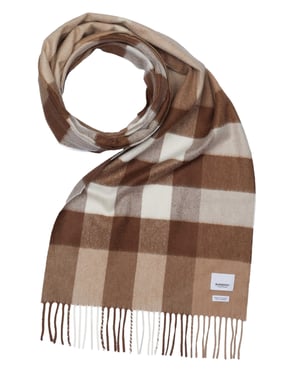 Bufanda de cachemira Burberry HAMEGA camel