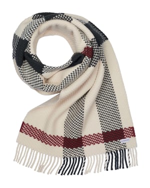 Bufanda de lana Burberry color crema