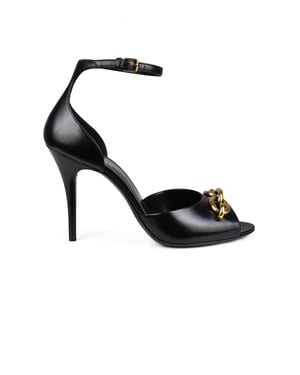 Saint Laurent Sandalias Le Maillon Negro