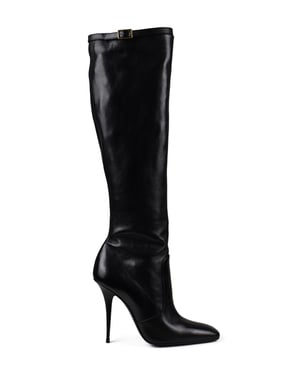 Saint Laurent Botas Tess Negro