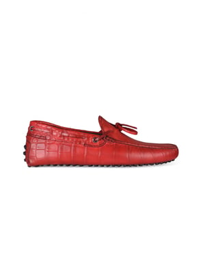 Tod’s Mocasines de cuero Rojo