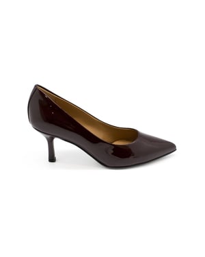 Walter Steiger Zapatos de tacón de cuero Burdeos