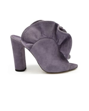 Jimmy Choo Mules Haile 100 Púrpura