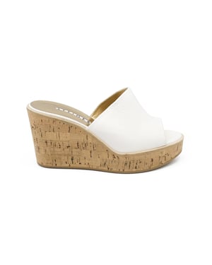 Walter Steiger Mules con plataforma Blanco