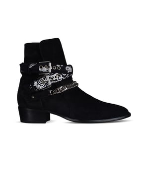 AMIRI Botas Bandana Buckle Negro