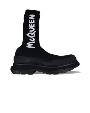 Alexander McQueen Botas Tread Slick Negro