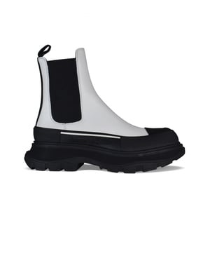 Alexander McQueen Botas Tread Slick Blanco