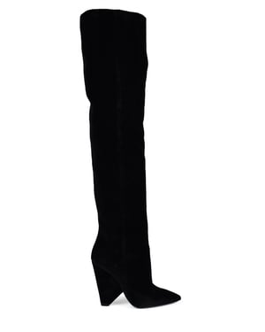 Saint Laurent Botas Niki Negro