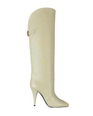 Saint Laurent Botas Harper Beige