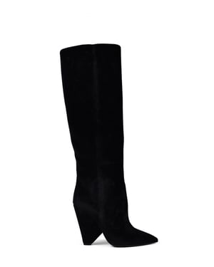Saint Laurent Botas Niki Negro