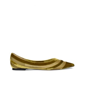 Jimmy Choo Bailarinas Love Verde