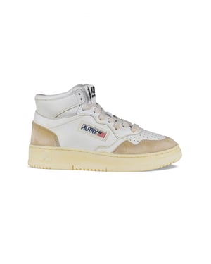 Autry Sneakers Mid Super Vintage Blanco