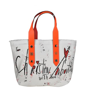 Christian Louboutin Bolso de mano mediano Frangibus Blanco