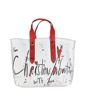 Christian Louboutin Bolso tote Frangibus Blanco