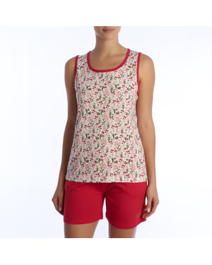 Pijama de Tirantes Anchos de Algodón para Mujer KL45250