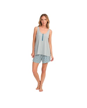 Pijama sin mangas JJB15 para Mujer