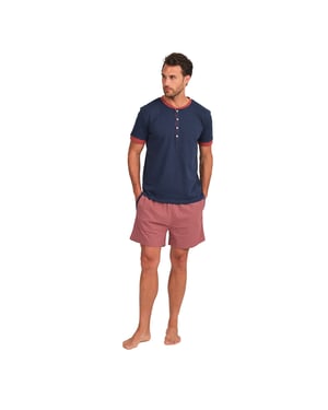 Pijama manga corta JJBFH5501 para Hombre