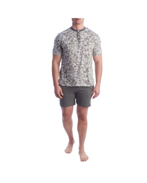 Pijama Manga Corta 100% Algodón KL30000 para Hombre