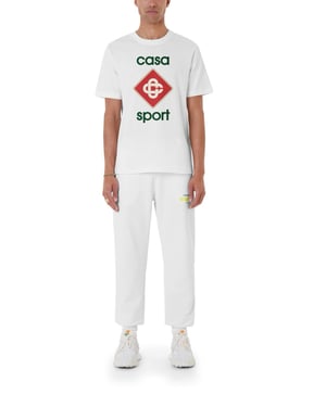 Camiseta con logo de Casablanca CASA Sport en Blanco