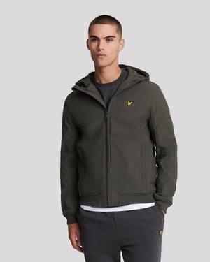 Chaqueta Softshell de Forro Polar Lyle & Scott - Gris
