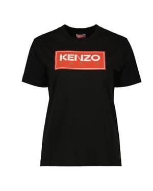 Kenzo Paris Block Logo camiseta negra