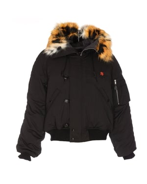 Kenzo Cazadora bomber lisa negra