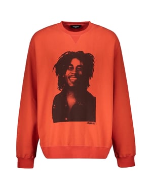 Sudadera naranja Cool Fit Bob Marley de Dsquared2