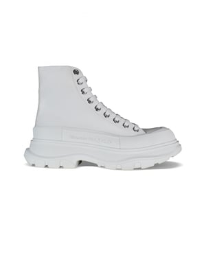 Alexander McQueen Sneakers Tread Slick Blanco