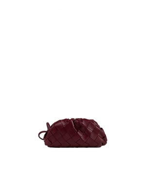 Bottega Veneta Monedero Pouch Burdeos