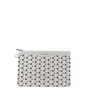 Jimmy Choo Bolso de mano Derek Blanco