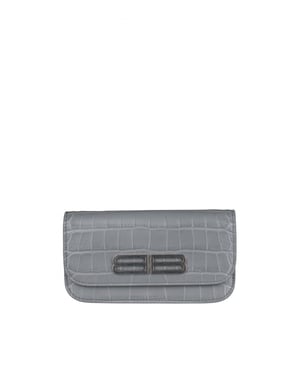 Balenciaga Cartera con cadena Gossip Gris